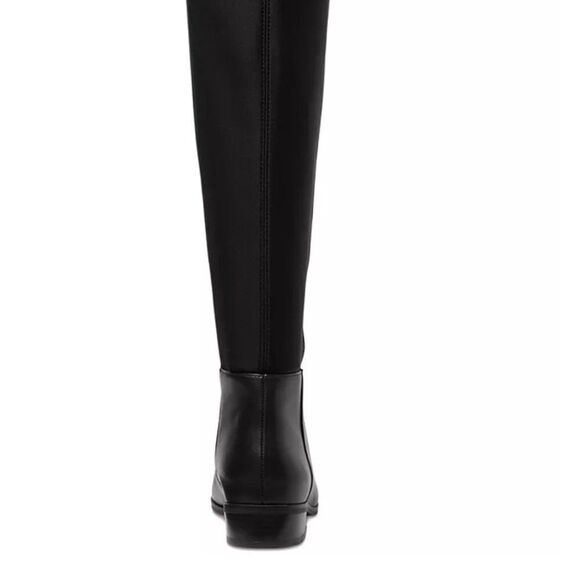 Michael Kors Bromley NWOT Flat Riding Boots Black Knee High Size 5 - Picture 4 of 9